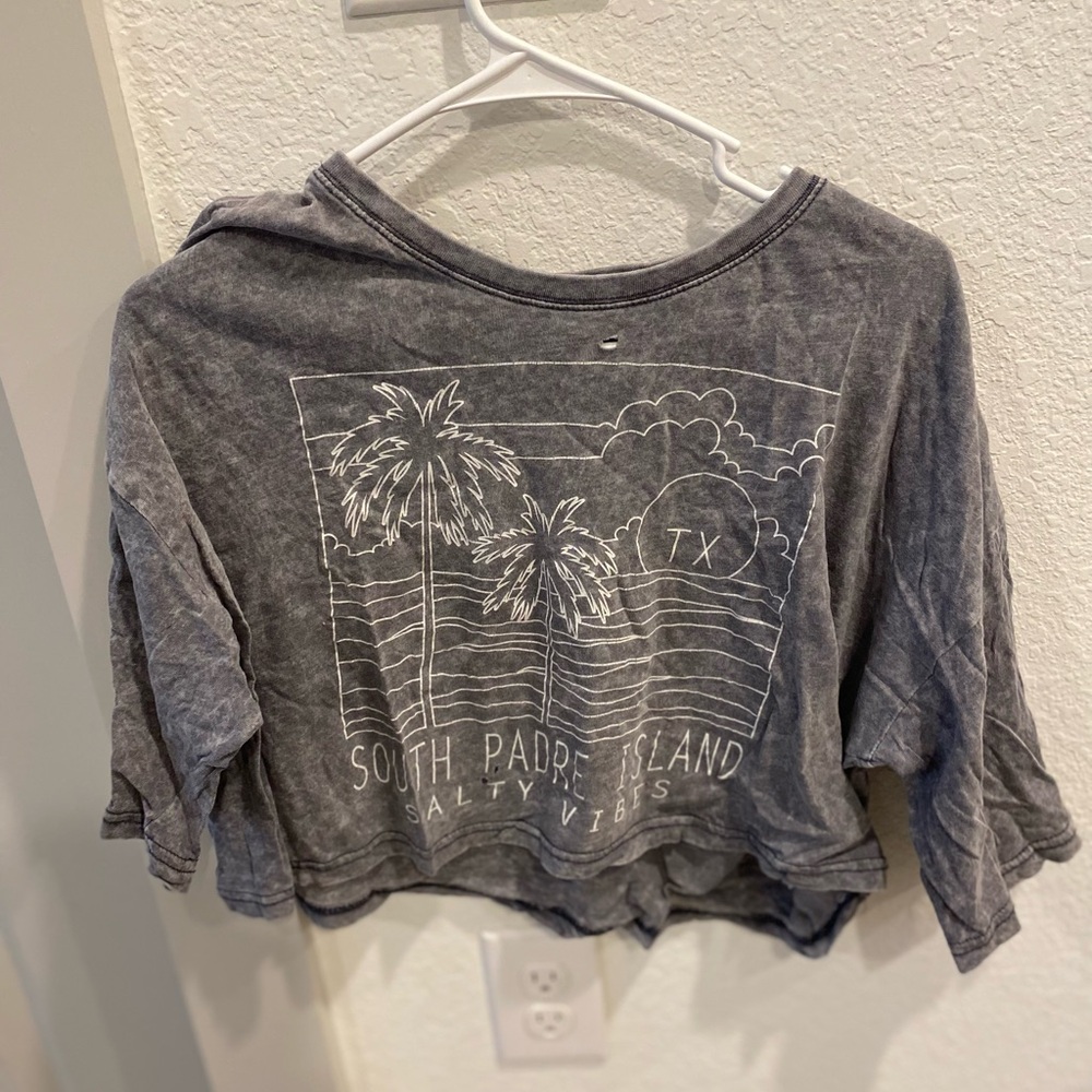 Bloom Heather Gray Pop Top